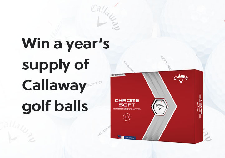 win a year's supply of Golf Balls