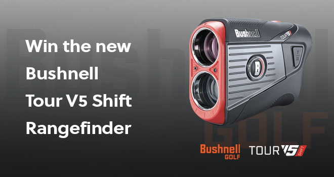 Win a Bushnell Tour V5 Shift Rangefinder